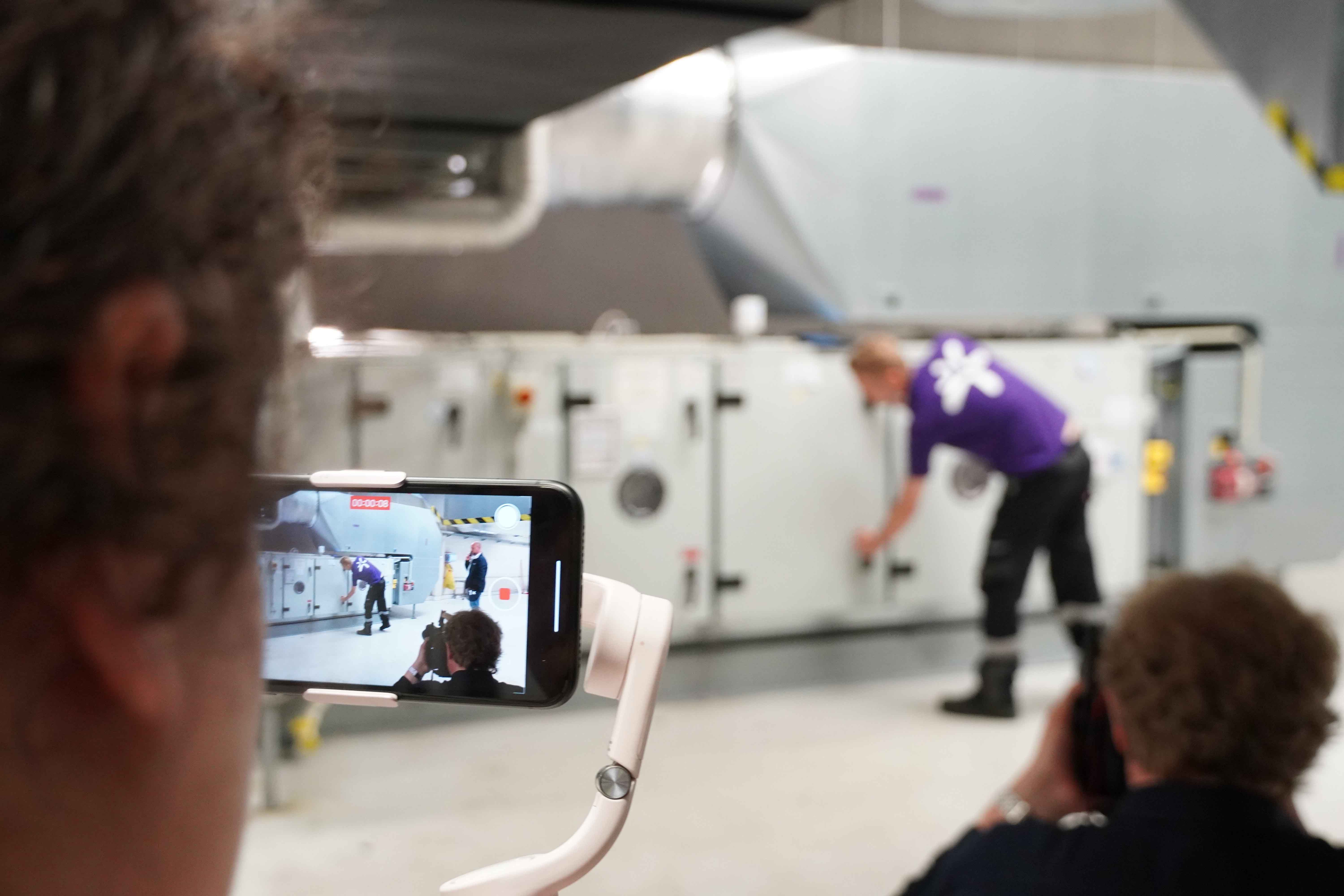 Filmteam technische Anlagen