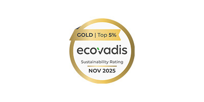Auszeichnung Ecovadis Bronze 2024 Groß
