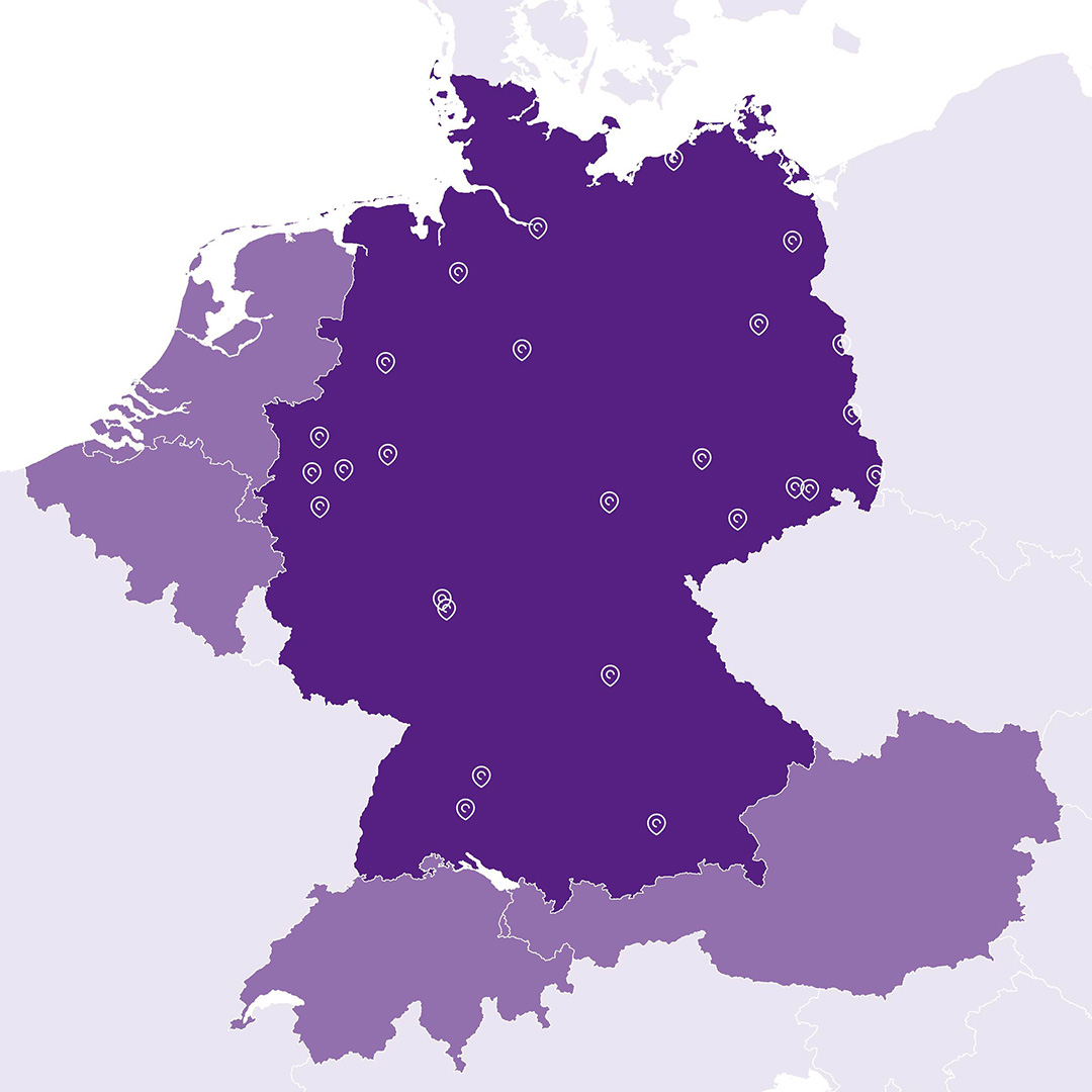 Landkarte Deutschland