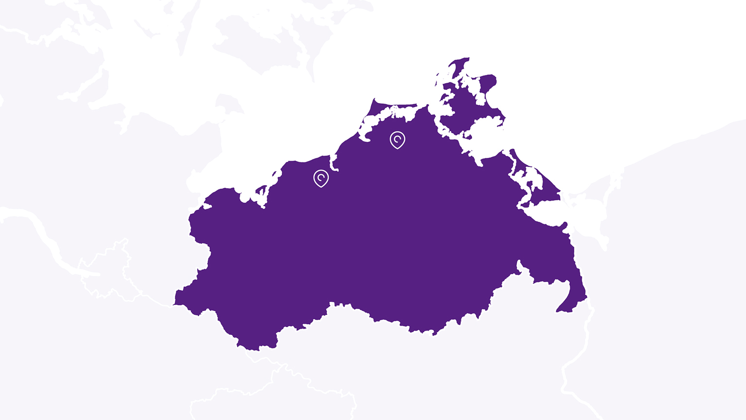 Landkarte Mecklenburg Vorpommern
