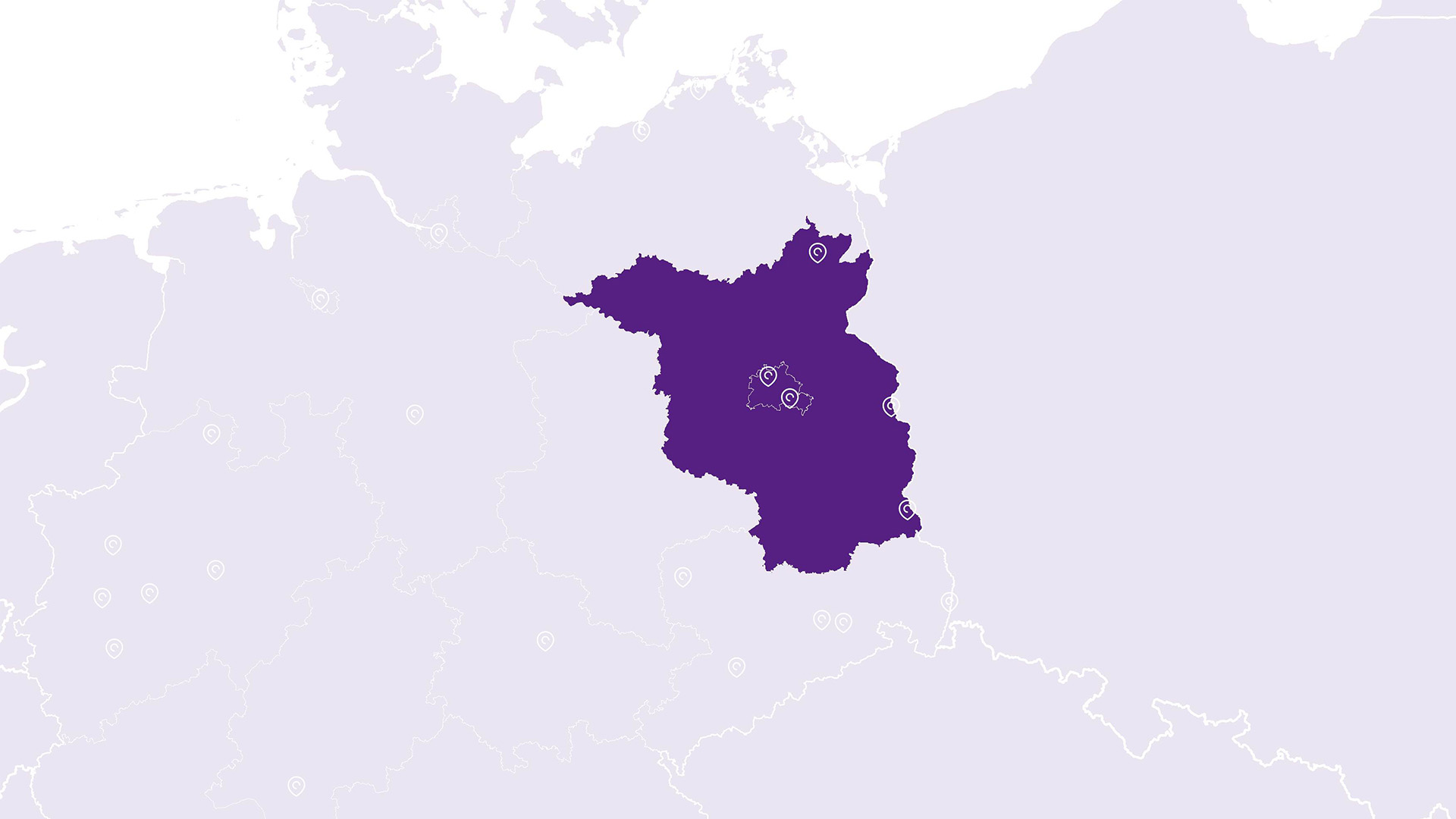 Landkarte Brandenburg