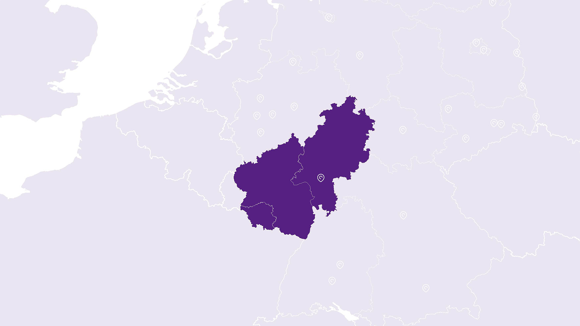Landkarte Saarland