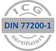 Zertifikat DIN 77200 1 Groß