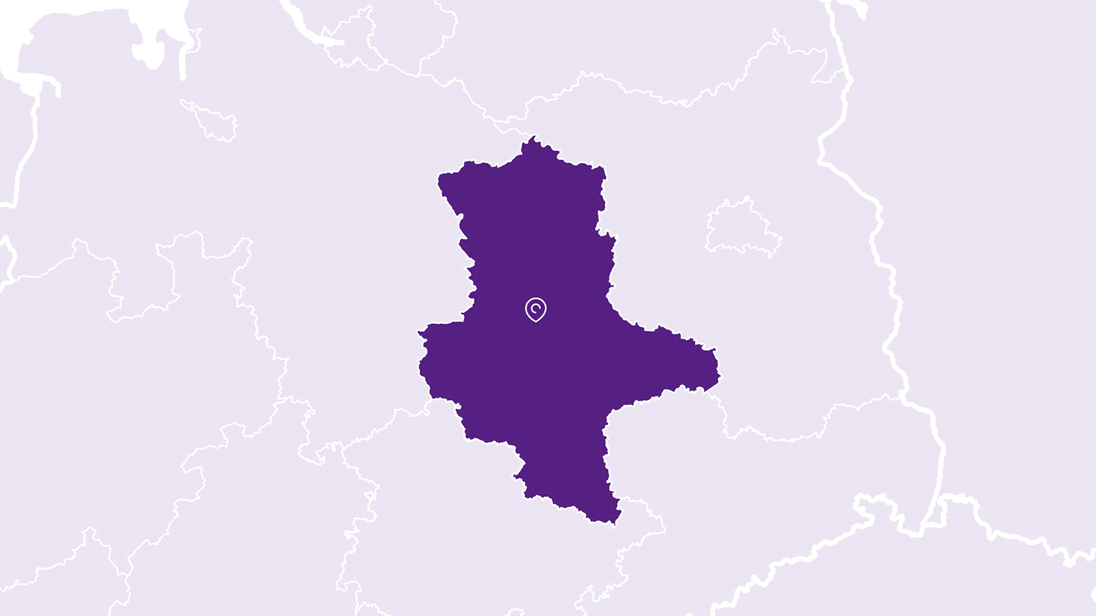 Landkarte Sachsen Anhalt